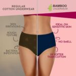 Buy HEELIUM Bamboo Panty for Women | Odour-Free and Comfortable Hipster | 3X Softer Than Cotton | Durable Waistband | Ideal for Sensitive Skin | All-Day Comfort - Image 2
