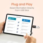 Portronics Bridge Y USB 3.0 to Type C OTG Adaptor, 10Gbps High Speed Data Transfer, Thunderbolt to USB Adapter, Compatible for All Type C Devices, Smartphone, Laptops, Tablets, Chargers, MacBook  : Computers & Accessories - Image 5