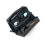 OBLIQUE Alexa Tech Pouch Electronics Organizer Bag | PU Travel Organizer for Cables, Chargers, Power Bank, SD Cards, Gadgets | Travel Accessories for Men & Women | Durable, Compact, Protective | Black  : Computers & Accessories - Image 2