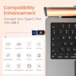 Portronics Bridge Y USB 3.0 to Type C OTG Adaptor, 10Gbps High Speed Data Transfer, Thunderbolt to USB Adapter, Compatible for All Type C Devices, Smartphone, Laptops, Tablets, Chargers, MacBook  : Computers & Accessories - Image 7