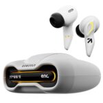 GOBOULT Newly Launched Astra Truly Wireless in Ear Earbuds with 48H Playtime, Built-in App Support, 45ms Low Latency Gaming, Breathing LEDs, 13mm Bass Drivers Ear Buds, Made in India (White Opal)  : Electronics