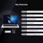 Samsung Galaxy Book2 Pro 360 Intel 12th Gen i5 EvoTM 33.78 cm (13.3") Touchscreen 2-in-1 AMOLED Thin & Light Laptop (16 GB/512 GB SSD/Windows 11/MS Office/with S Pen/Silver/1.04Kg), NP930QED-KB3IN  : Electronics - Image 2