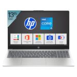 HP 15, 13th Gen Intel Core i5-1335U Laptop (16GB DDR4,512GB SSD) Anti-Glare, Micro-edge,15.6''/39.6cm, FHD, Win11,M365,Office24, Silver,1.59kg, Iris Xe Graphics, FHD Camera w/privacy shutter, fd0577TU  : Electronics