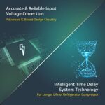 V-Guard VGSD 100 Supreme Refrigerator Stabilizer (For Single or Double Door Refrigerator between 300 to 600 Litre/One Deep Freezer) (Grey)  : Home & Kitchen - Image 4