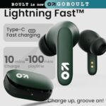 GOBOULT Z20 Truly Wireless Bluetooth Ear Buds with 51H Playtime, Zen™ Calling ENC Mic, Made in India, Low Latency Gaming, Touch Controls, Rich Bass Drivers, TWS Earbuds Bluetooth Wireless (Pine Green)  : Electronics - Image 7