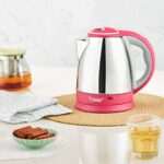 Prestige 1.5 litre PKOSS Stainless Steel Electric Kettle | 1500 Watts | Elegant Design | Cool-touch Handle and Lid | Automatic Cut-Off and Single-Touch Lid Locking| Silver  : Home & Kitchen - Image 2