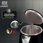 Havells Aqua Plus Electric Kettle 1.2 Litre, 1250 Watt | 304 Stainless Steel Inner Body | Cool Touch Body | Auto Shut-Off |Wider Mouth| 2 Year Warranty (Black)  : Home & Kitchen - Image 8