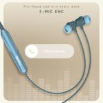 Noise Airwave Pro Bluetooth in Ear Neckband with Upto 32 dB ANC, 60H of Playtime, Dual Device Pairing, 3 Mic ENC for Calling, Low Latency(Upto 40ms), 13mm Driver (Metallic Blue)  : Musical Instruments - Image 9