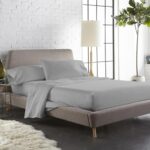 Buy Blue Dahlia 300 TC Cotton Flat Bedsheet for Single Bed, Sateen Weave Single Size Bed Sheet Swiss Dot, 1 Flat Sheet (60"x90") & 1 Pillow Cover (18"x28") Bedding Set Oeko-TEX Certified- Paloma Grey Online at Low Prices in India - 