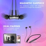 ZEBRONICS Zeb Evolve Wireless Bluetooth in Ear Neckband Earphone, Rapid Charge, Dual Pairing, Magnetic earpiece,Voice Assistant with Mic (Gray)  : Musical Instruments - Image 6