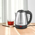 Milton Euroline Go Electro 2.0 Stainless Steel Electric Kettle, 1 Piece, 2 Litre, Silver, Power Indicator, 1350 Watts, Auto Cut-off, Detachable 360 Degree Connector, Boiler for Water, Instant Noodles  : Home & Kitchen - Image 6