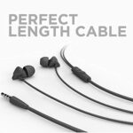 Boat BassHeads 100 in-Ear Headphones with Mic (Black)  : Electronics - Image 6