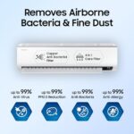 Samsung 1.5 Ton 5 Star (5-in-1 Convertible Cooling, AR18CYNZABE, Stabilizer Free Operation, Copper, Inverter Split AC, White  : Home & Kitchen - Image 4