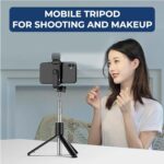 Kratos K2 Selfie Stick with Tripod Stand, 3 in 1 Multifunctional design, Rechargable LED Light with Two Brighness Levels for Make up, Selfie, Vlogging & Photo Shoot, Selfie stick with Bluetooth Remote  : Electronics - Image 7
