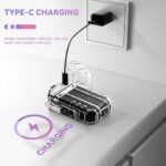 Bistrodel Waterproof LED Flashlight Plasma Lighter | USB Rechargeable Keychain Torch | Windproof Flameless Mini Lantern for Outdoor, Camping, Hiking, Survival | Transparent Multi-Utility Pocket Light  : Home Improvement - Image 5