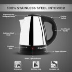 Butterfly EKN 1.5 Litre Stainless Steel Electric Kettle | 1500 W | 360� Swivel Power Base | Auto Shut Off | For Hot Water, Tea, Coffee, Noodles | Dry Boil Protection |  : Home & Kitchen - Image 5