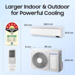 Samsung 1.5 Ton 5 Star (5-in-1 Convertible Cooling, AR18CYNZABE, Stabilizer Free Operation, Copper, Inverter Split AC, White  : Home & Kitchen - Image 6