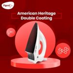 Buy Pigeon 1000 Watts Dry Iron Greblon Dual Non Sick Sole Plate with German Coating Technology | 360 Cord Swivel | Thermal Safety Fuse | WHITE Online at Low Prices in India -  - Image 5