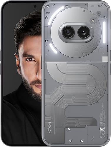 Nothing Phone (2a) Plus (Grey, 8GB RAM, 256GB Storage) | Up to 16GB RAM | Dimensity 7350 Pro 5G Processor | 50MP + 50MP | 50MP Front Camera | 6.7" AMOLED Display | 56 Minutes Charge of 100%  : Electronics