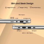 Samsung Galaxy Book3 Core i5 13th Gen 1335U - (8 GB/512 GB SSD/Windows 11 Home) Galaxy Book3 Thin and Light Laptop (15.6 Inch, Silver, 1.58 Kg, with MS Office)  : Electronics - Image 4