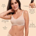 Buy Enamor A027 Full Coverage Cotton Bra - Non-Padded • Wirefree PALESKIN - Image 3