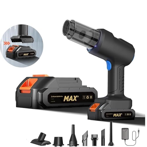 41iCLaRBoTL.jpg TEKCOOL 4-in-1 Keyboard Vacuum Cleaner Wireless Handheld,13000PA High Power Car Vacuum Cleaner with 180W Super Fast Charging and Multi-Nozzle for Office, PetCar, Home : Car & Motorbike - Image 1