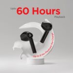 boAt Airdopes 131/8 with 60 Hrs Playback, ASAP Charge Truly Wireless Bluetooth in Ear Earbuds with Mic (Active Black)  : Electronics - Image 2