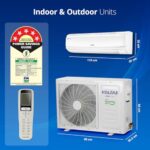 Voltas 2 Ton 5 Star, Inverter Split AC(Copper, 4-in-1 Adjustable Mode, Anti-dust Filter, 245V Vectra Plus, White)  : Home & Kitchen - Image 2