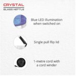 Pigeon by Stovekraft Crystal Glass Electric Kettle 1.8 litre with LED Illumination, Heat Resistant Pyrex 1500 Watt  : Home & Kitchen - Image 4