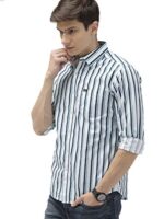The Indian Garage Co Men's Slim Shirt (0619-SH04-04- White Medium)  : Clothing & Accessories - Image 3