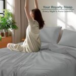 Buy Bedsheets for King Bed - Microfiber Plain King Size Light Grey Solid Bed Sheet Include Pillow Cover, Ultra Soft | for Home, Hotel, Villa, Resort and Guest House_Light Grey Solid Online at Low Prices in India -  - Image 3