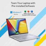 ASUS Vivobook 16, Intel Core i7-12700H, 16GB DDR4, 512GB SSD, WUXGA 1610 60Hz, 16"/40.64cm, Windows 11, MS Office 2021, Transparent Silver, 1.88KG, X1605ZAC-MB741WS, Intel Iris Xe Graphics Laptop : : Electronics - Image 12