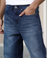 London Hills Men Jeans | Baggy Fit Jean's for Man | Loose Fit High Rise Denim | Stretchable Casual Wear Jean,s | Dance Rap Rapping Style Pant for Men | Denim Cotton Jeans (0)  : Clothing & Accessories - Image 3