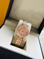 Buy styledose Women Analogue Wrist Watches for Women's & Girls&Miss&Ladies Diamond Studded Roman Dial Rosegold Colored Stylish Bracelet Strap (Rose Gold) - Image 5