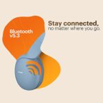 Noise Two Wireless On Ear Headphones with 50 Hours Playtime, Low Latency(up to 40ms), 4 Play Modes, Dual Pairing, BT v5.3 (Serene Blue)  : Electronics - Image 9