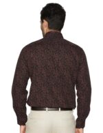 Van Heusen Men's Regular Fit Shirt (VHSFFCUBE85618_Brown  : Clothing & Accessories - Image 2