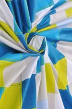 Huesland by Ahmedabad Cotton 144 TC Cotton King Size Bedsheet with 2 Pillow Covers - Blue, Green & Grey(9ft x 9ft)  : Home & Kitchen - Image 7