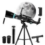 Audavibe Educational 40050 Astronomical Telescope with APP | 1000+ Facts on Solar System, Spacesuits, Launchers, Celestial Bodies, etc | AstroReels, Skymap & AR Based Fun Learning  : Electronics