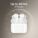 boAt Airdopes 141 Gen 2 (2025), 4 Mics ENx Tech, 48 Hrs Playback, Free Music Streaming, Fast Charge, Low Latency, IPX4, v5.4 Bluetooth Earbuds, TWS Ear Buds Wireless Earphones with mic (Active White)  : Electronics - Image 6