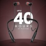 OOGE Tune 15 Wireless Neckband (Black) Bluetooth 5.3, Type-C Fast Charging, 2500h Standby, Magnetic Earbuds, Deep Bass Audio, Lightweight & Comfortable Fit, Sweatproof in-Ear Headphones  : Electronics - Image 2