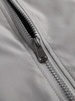 Buy EAGLESTAR Men's Polyester Standard Length Bomber Jacket (IN, Alpha, L, Regular, Standard, grey) - Image 2