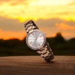 Buy styledose Analogue Wrist Watches for Women's & Girls&Miss&Ladies Luxury Blue Dial with Roman Marker in Diamond Studded Round case with Rose Gold brecelet Strap Stylish Quartz Watches (Off White) - Image 5