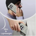 KARWAN®️Magnetic Ultra Slim-Fit Back Case Cover for Oneplus 13R |Hard PC Case Cover| Ultra-Thin & Light Weight with [Ultra Premium Feel] Case for Oneplus 13R(6.7")(Grey)  : Electronics - Image 3