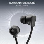 boAt Rockerz 150 Pro Bluetooth Neckband in Ear Earphones w/ 150hrs Playback, Dual EQ Modes, Crystal Bionic Sound by HiFi DSP 5, AI-ENx Technology, Dual Pairing,Beast Mode,ASAP Charge(Black)  : Electronics - Image 7