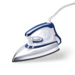 Buy Bajaj Stainless Steel Majesty DX-11 1000 Watts Dry Iron | Advance Soleplate And Anti-Bacterial German Coating Technology | Automatic Shut Off | Thermal Safety Fuse | 2-Yrs Warranty 【White & Blue】 Online at Low Prices in India - 