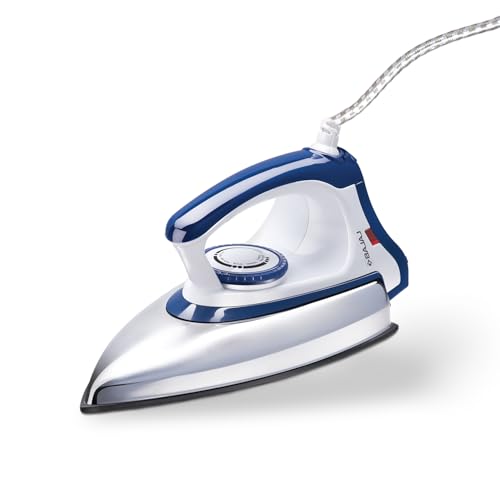 41w3PqufiEL.jpg Buy Bajaj Stainless Steel Majesty DX-11 1000 Watts Dry Iron | Advance Soleplate And Anti-Bacterial German Coating Technology | Automatic Shut Off | Thermal Safety Fuse | 2-Yrs Warranty 【White & Blue】 Online at Low Prices in India - - Image 1
