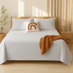Buy Bedsheets for King Bed - Microfiber Plain King Size Light Grey Solid Bed Sheet Include Pillow Cover, Ultra Soft | for Home, Hotel, Villa, Resort and Guest House_Light Grey Solid Online at Low Prices in India -  - Image 2