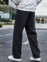 KOTTY Men's Solid Regular Fit Mid Distressed Fashionable Trendy Denim Jeans(Black,28)  : Clothing & Accessories - Image 4