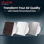 Polycab Freshly Prime 150mm Energy Efficient Exhaust fan for Kitchen, Bathroom | Noiseless ventilation, Sleek Design Easy to Clean | High Speed, Powerful Motor, 100% Copper, 3 Yrs Warranty【White】  : Home & Kitchen - Image 7