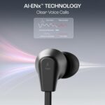 boAt Rockerz 150 Pro Bluetooth Neckband in Ear Earphones w/ 150hrs Playback, Dual EQ Modes, Crystal Bionic Sound by HiFi DSP 5, AI-ENx Technology, Dual Pairing,Beast Mode,ASAP Charge(Black)  : Electronics - Image 6